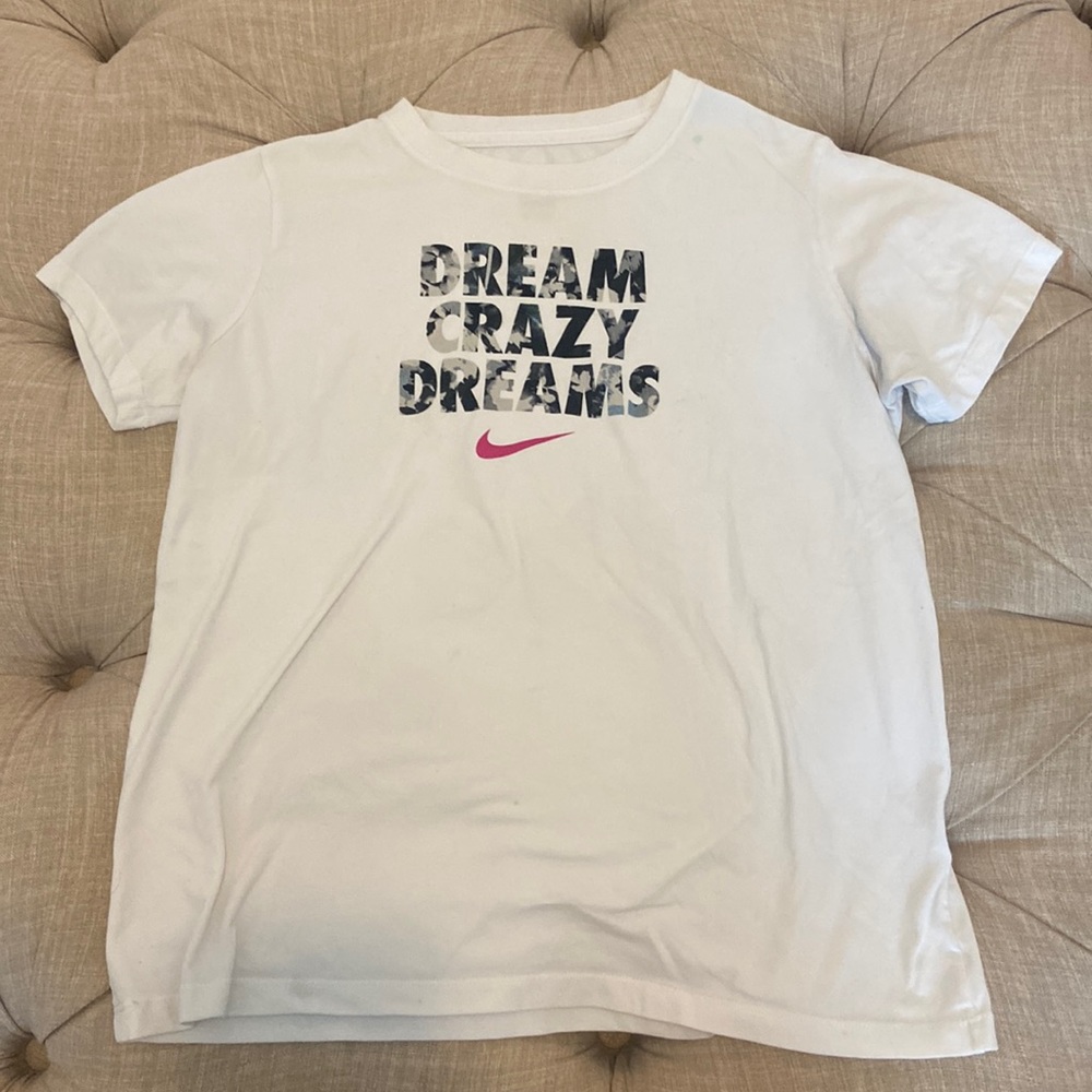 dream crazy dreams girls nike dri-fit tee